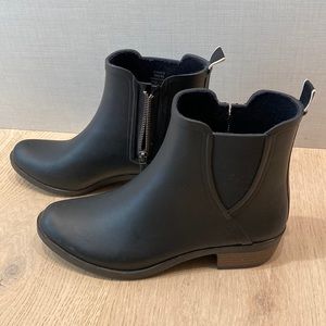 Lucky Brand Black Rain Boots Baselh2o Size 9M/40.
